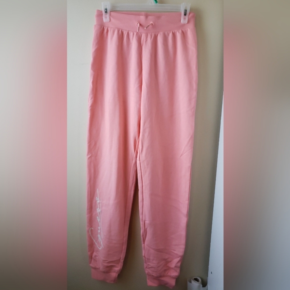 NWOT Sweatshirt GUESS Set Front Logo Hoodie and joggers pants Sz XS - Picture 9 of 11